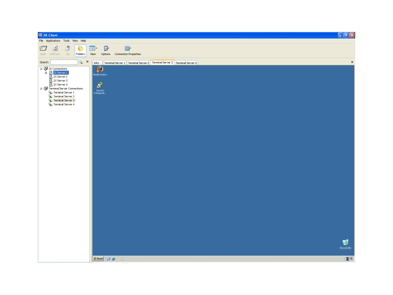 Скриншот программы 2X Client