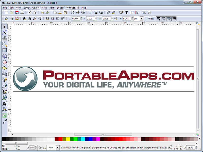 Скриншот программы Inkscape