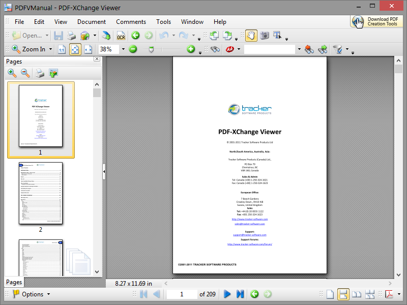 Скриншот программы PDF-XChange Viewer