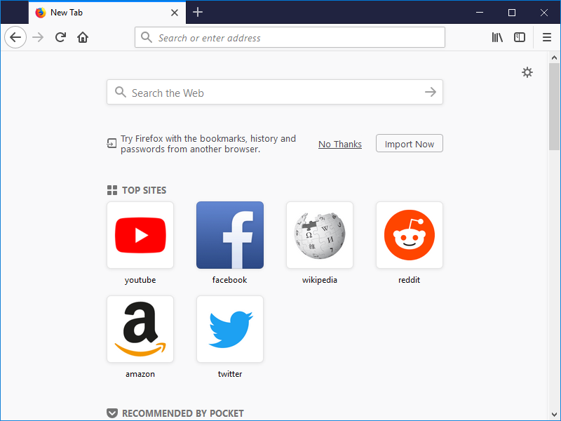 Скриншот программы Mozilla Firefox